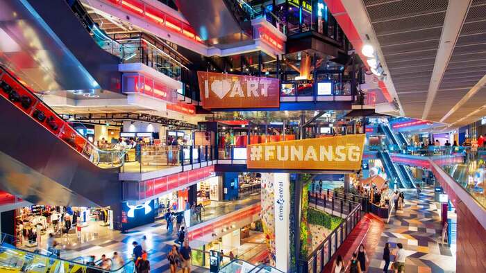 trung tâm mua sắm Singapore